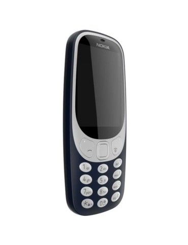 Téléphone mobile - NOKIA - 3310 DS TA-1030 NV FR BLEU FONCE - GSM - 2,4 - 1200 mAh - Bleu