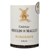 Château Moulin de Mallet 2022 Bordeaux - Vin rouge de Bordeaux