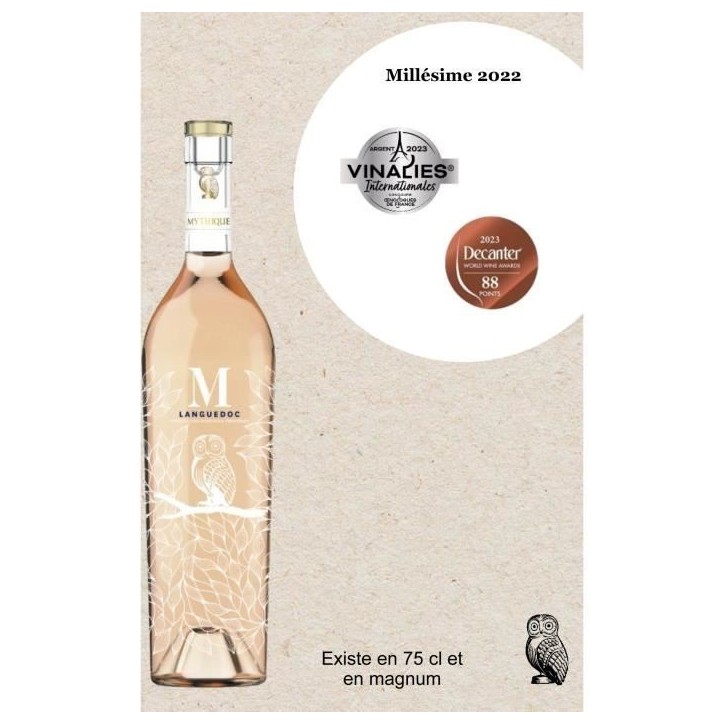 M Mythique 2022 Languedoc - Vin rosé de Languedoc
