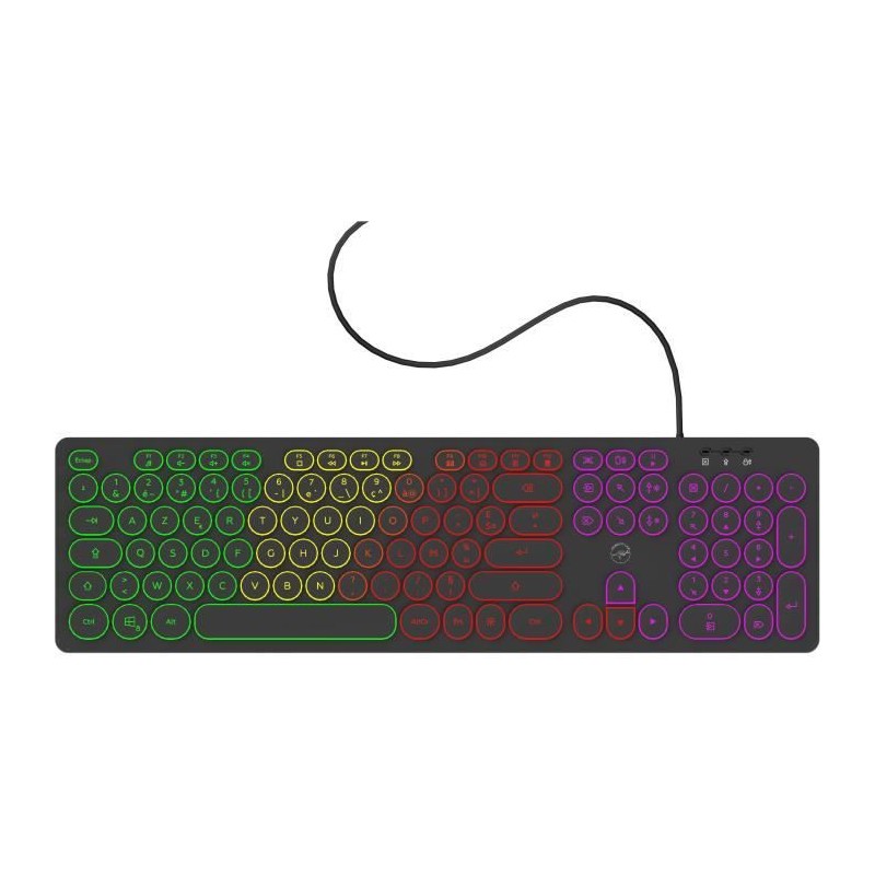 Clavier filaire RGB - MOBILITY LAB - ML306858 - AZERTY - Rétro-éclai Clavier filaire RGB - MOBILITY LAB - ML306858 - AZERTY - Rétro-éclai