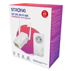 Kit CPL - STRONG - Powerline Wi-Fi 600 Duo - Module Wi-Fi, Point d'Acc
