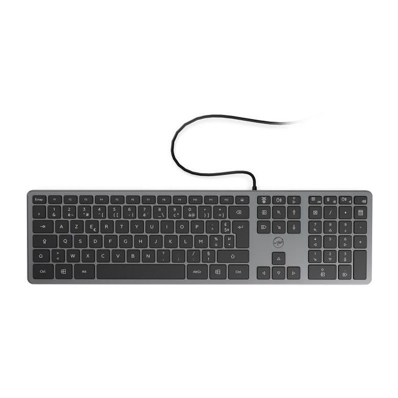 Clavier filaire Slim finition métal - MOBILITY LAB - Space Grey - AZE Clavier filaire Slim finition métal - MOBILITY LAB - Space Grey - AZE
