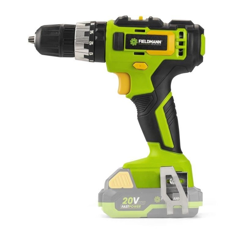 Perceuse a percussion sans fil - FIELDMANN - 20V - 35 Nm - Ergonomique Perceuse a percussion sans fil - FIELDMANN - 20V - 35 Nm - Ergonomique