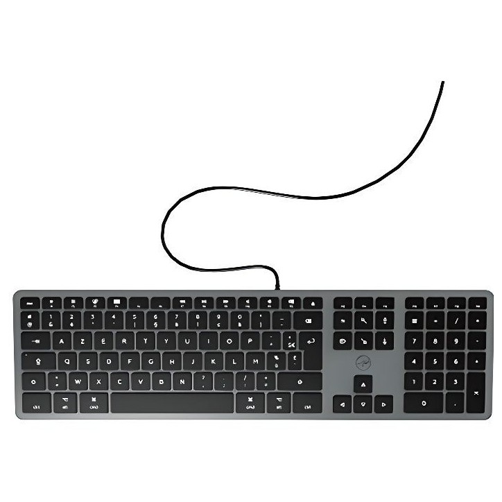 MOBILITY LAB Clavier DesignTouch filaire pour MAC Gris Sidéral - AZERTY MOBILITY LAB Clavier DesignTouch filaire pour MAC Gris Sidéral - AZERTY