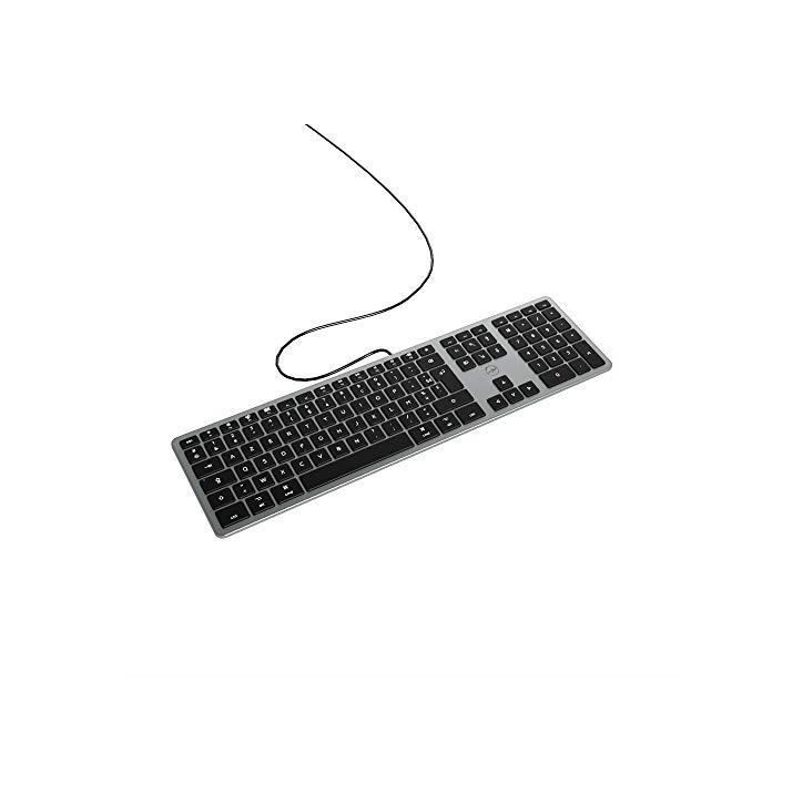MOBILITY LAB Clavier DesignTouch filaire pour MAC Gris Sidéral - AZERTY MOBILITY LAB Clavier DesignTouch filaire pour MAC Gris Sidéral - AZERTY