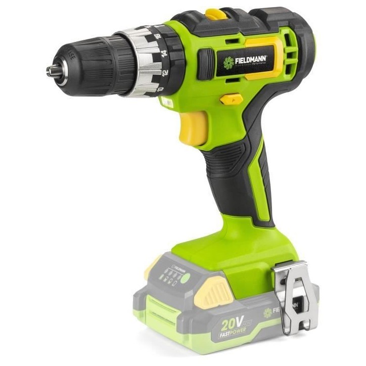 Perceuse a percussion sans fil - FIELDMANN - 20V - 35 Nm - Ergonomique et légere Perceuse a percussion sans fil - FIELDMANN - 20V - 35 Nm - Ergonomique et légere