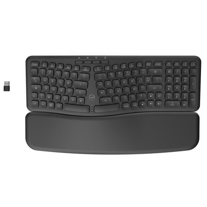 Clavier sans fil ergonomique - MOBILITY LAB - ML313153 - Touches concaves - Windows Clavier sans fil ergonomique - MOBILITY LAB - ML313153 - Touches concaves - Windows