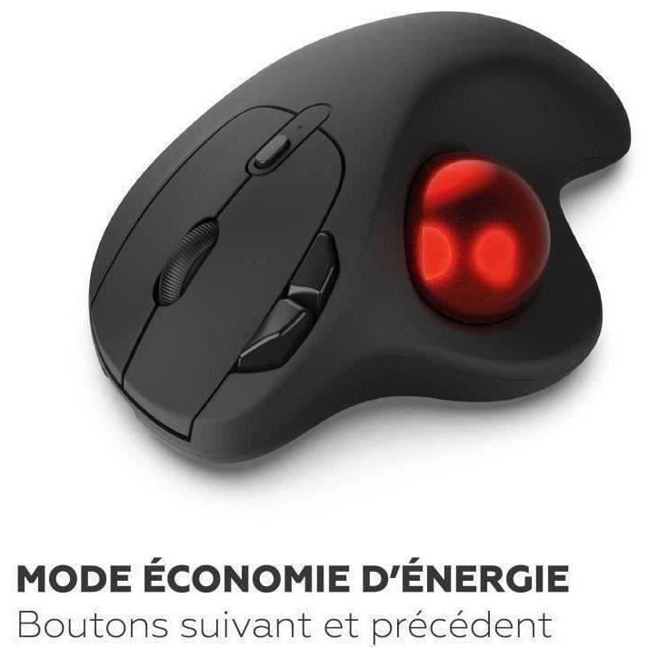 Souris sans fil - MOBILITY LAB - Trackball - Noir