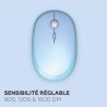 Ensemble clavier souris - MOBILITY LAB - Pure color - Sans fil - Pavé