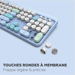 Ensemble clavier souris - MOBILITY LAB - Pure color - Sans fil - Pavé
