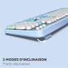 Ensemble clavier souris - MOBILITY LAB - Pure color - Sans fil - Pavé