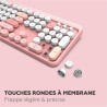 Ensemble clavier souris - MOBILITY LAB - Pure color - Sans fil - Pavé