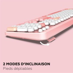 Ensemble clavier souris - MOBILITY LAB - Pure color - Sans fil - Pavé