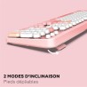 Ensemble clavier souris - MOBILITY LAB - Pure color - Sans fil - Pavé