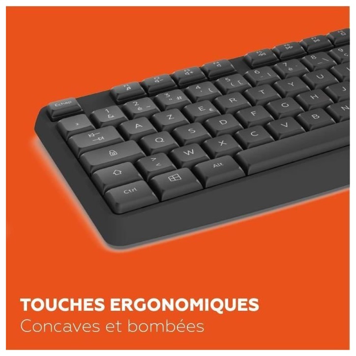 Clavier sans fil - MOBILITY LAB - Deluxe - AZERTY - Noir