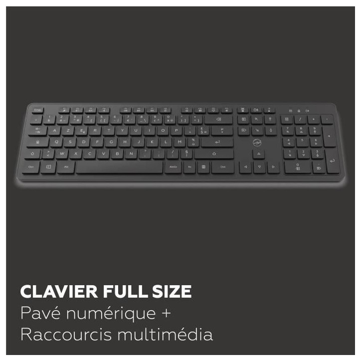 Clavier sans fil - MOBILITY LAB - Premium - AZERTY - Noir
