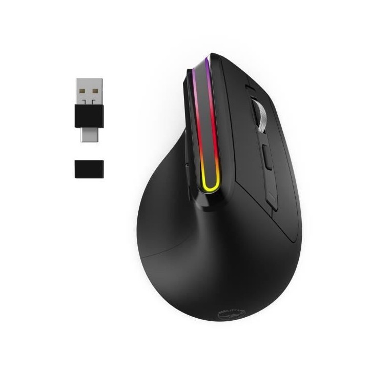Souris ergonomique - Sans fil - MOBILITY LAB - ML314259 - Noir Souris ergonomique - Sans fil - MOBILITY LAB - ML314259 - Noir