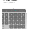 Clavier sans fil - Touches plates - MOBILITY LAB - KP450W - AZERTY - F Clavier sans fil - Touches plates - MOBILITY LAB - KP450W - AZERTY - F