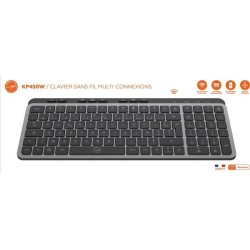 Clavier compact - Touches plates - MOBILITY LAB - KP450W - AZERTY - FR