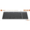 Clavier compact - Touches plates - MOBILITY LAB - KP450W - AZERTY - FR