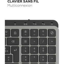 Clavier compact - Touches plates - MOBILITY LAB - KP450W - AZERTY - FR