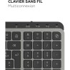 Clavier compact - Touches plates - MOBILITY LAB - KP450W - AZERTY - FR