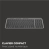 Clavier compact - Touches plates - MOBILITY LAB - KP450W - AZERTY - FR