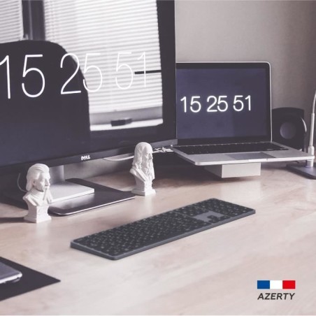 Clavier sans fil - Touches plates - MOBILITY LAB - KP430W - AZERTY - FR - Noir