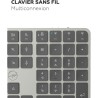 Clavier sans fil - Touches plates - MOBILITY LAB - KP430W - AZERTY - F