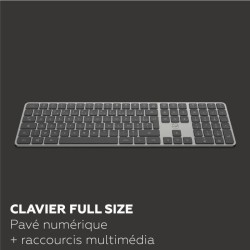Clavier sans fil - Touches plates - MOBILITY LAB - KP430W - AZERTY - F