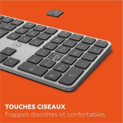 Clavier sans fil - Touches plates - MOBILITY LAB - KP430W - AZERTY - F