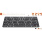 Mini clavier sans fil - Touches plates - MOBILITY LAB - KP430W - AZERTY - FR - Noir