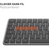 Mini clavier sans fil - Touches plates - MOBILITY LAB - KP430W - AZERT