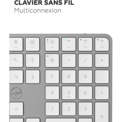 Clavier sans fil - Touches plates - MOBILITY LAB - KMP2000W - AZERTY -