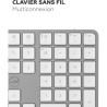 Clavier sans fil - Touches plates - MOBILITY LAB - KMP2000W - AZERTY -
