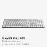 Clavier sans fil - Touches plates - MOBILITY LAB - KMP2000W - AZERTY -