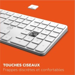 Clavier sans fil - Touches plates - MOBILITY LAB - KMP2000W - AZERTY -