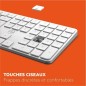 Clavier sans fil - Touches plates - MOBILITY LAB - KMP2000W - AZERTY - FR - Multi-connexions - Blanc