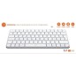 Mini clavier - Touches plates - MOBILITY LAB - KMP2000W - AZERTY - FR - Multi-connexions - Blanc Mini clavier - Touches plates - MOBILITY LAB - KMP2000W - AZERTY - FR - Multi-connexions - Blanc