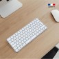 Mini clavier - Touches plates - MOBILITY LAB - KMP2000W - AZERTY - FR - Multi-connexions - Blanc Mini clavier - Touches plates - MOBILITY LAB - KMP2000W - AZERTY - FR - Multi-connexions - Blanc