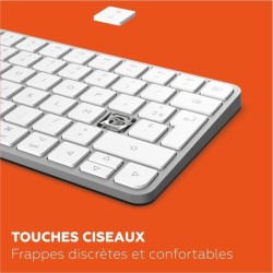 Mini clavier - Touches plates - MOBILITY LAB - KMP2000W - AZERTY - FR