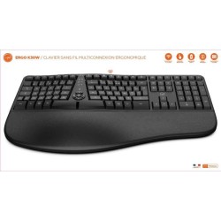 Clavier sans fil - Ergonomique - MOBILITY LAB - K30W - AZERTY - Multi-