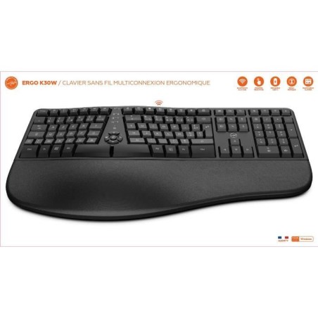 Clavier sans fil - Ergonomique - MOBILITY LAB - K30W - AZERTY - Multi-