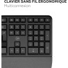 Clavier sans fil - Ergonomique - MOBILITY LAB - K30W - AZERTY - Multi-