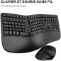 Ensemble clavier souris sans fil - Ergonomique - MOBILITY LAB - C30W - Noir Ensemble clavier souris sans fil - Ergonomique - MOBILITY LAB - C30W - Noir
