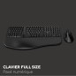 Ensemble clavier souris sans fil - Ergonomique - MOBILITY LAB - C30W - Noir Ensemble clavier souris sans fil - Ergonomique - MOBILITY LAB - C30W - Noir