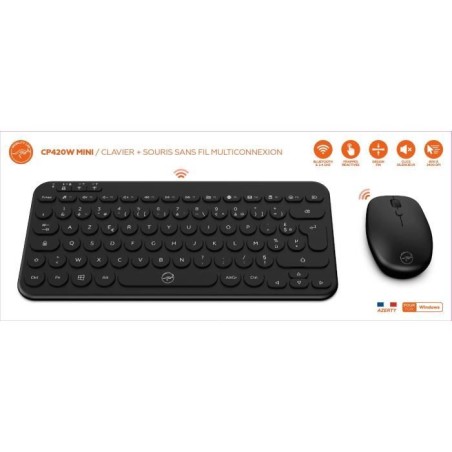 Ensemble mini clavier souris sans fil - MOBILITY LAB - CP420W - FR - N