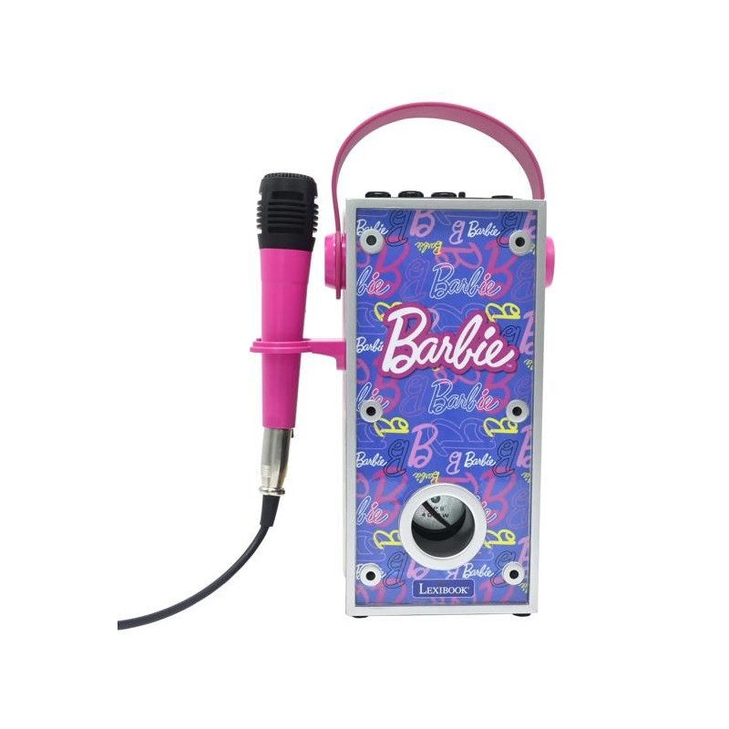 Puissante enceinte Bluetooth lumineuse Barbie avec micro Puissante enceinte Bluetooth lumineuse Barbie avec micro