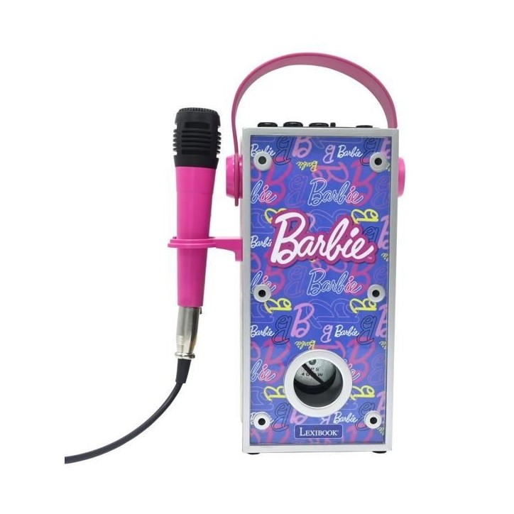 Puissante enceinte Bluetooth lumineuse Barbie avec micro Puissante enceinte Bluetooth lumineuse Barbie avec micro