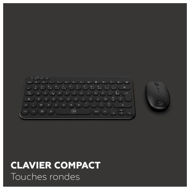 Ensemble mini clavier souris sans fil - MOBILITY LAB - CP420W - FR - Noir Ensemble mini clavier souris sans fil - MOBILITY LAB - CP420W - FR - Noir